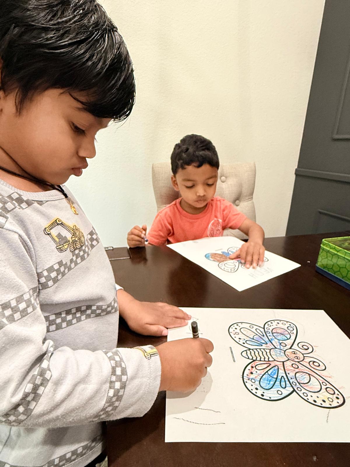 Fun activity time with kids