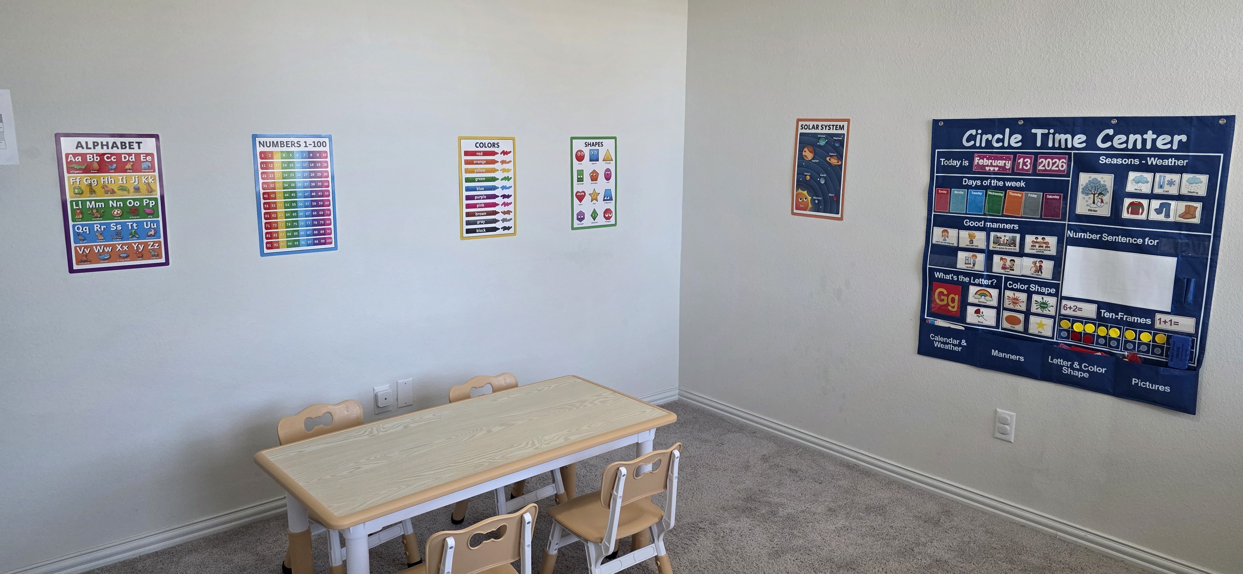 Another view of our learning space